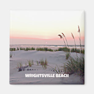 Sonnenaufgang im Juli, Wrightsville Beach Magnet