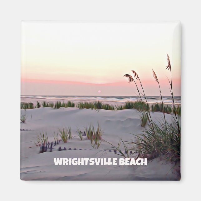 Sonnenaufgang im Juli, Wrightsville Beach Magnet (Vorne)