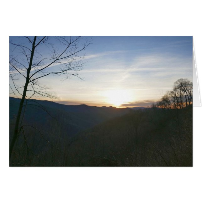 Sonnenaufgang im Smoky-Gebirge (Vorderseite (Horizontal))