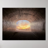 Sonnenaufgang im Tunnel