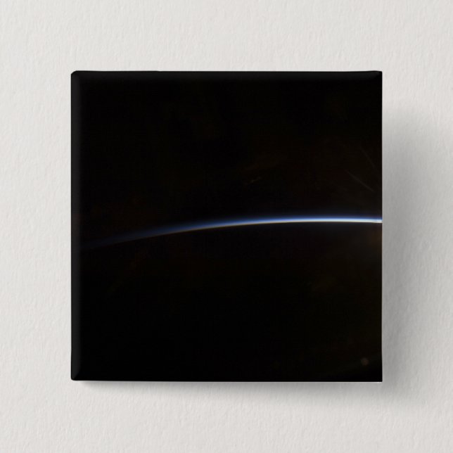 Sonnenaufgang im Weltraum Button (Vorderseite)