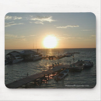 Sonnenaufgang in Belize Mousepad durch die