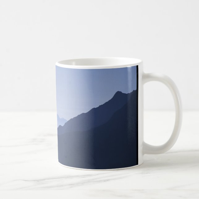 Sonnenaufgang in den Alpen Kaffeetasse (Rechts)