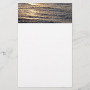 Sonnenaufgang in den Meeresgewässern - Fotografie Briefpapier