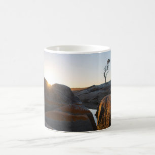 Sonnenaufgang in der Binalong Bay Tasmania Kaffeetasse