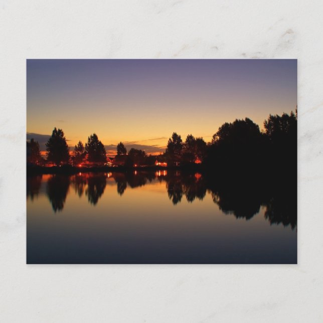 Sonnenaufgang in der Cotswold-Postkarte Postkarte (Vorderseite)