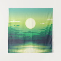 Sonnenaufgang in der Seemaschine, Kleidung, Kunst,