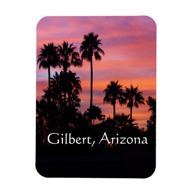 Sonnenaufgang in Gilbert, Arizona Magnet (Vertikal)