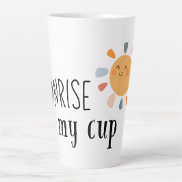 Sonnenaufgang in meinem Cup-Warm und aufregender D Milchtasse