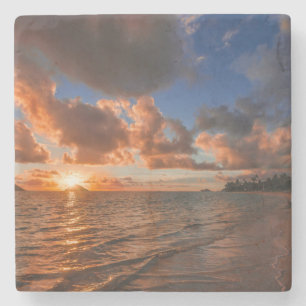 Sonnenaufgang in Mokulua Insel Steinuntersetzer
