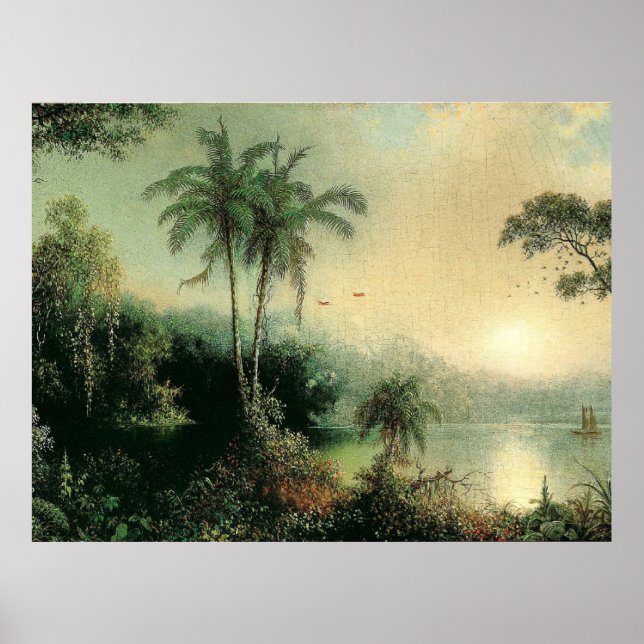 Sonnenaufgang in Nicaragua, Bild von M.J. Heade Poster (Vorne)