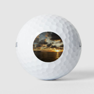 Sonnenaufgang in St. Thomas I. US-Jungfrau Golfball