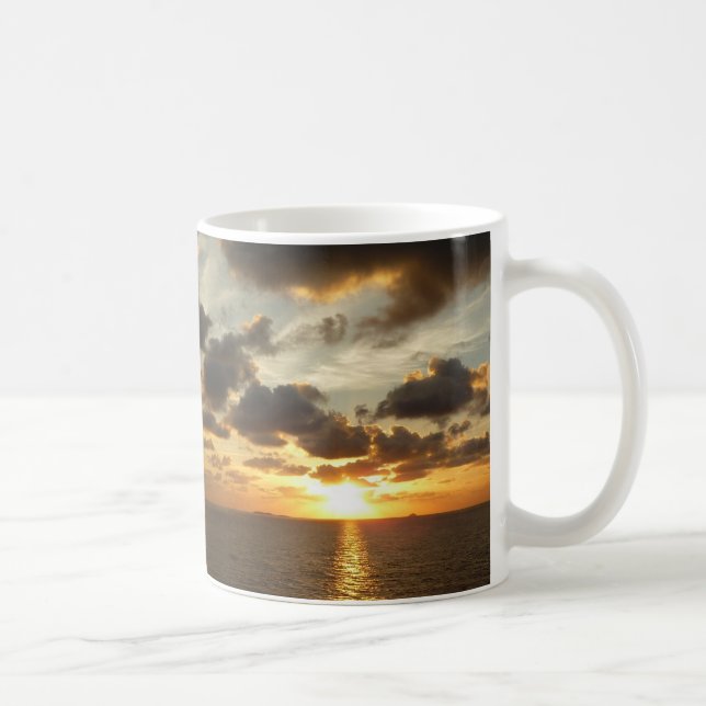 Sonnenaufgang in St. Thomas I. US-Jungfrau Kaffeetasse (Rechts)