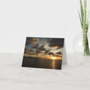 Sonnenaufgang in St. Thomas I. US-Jungfrau Karte