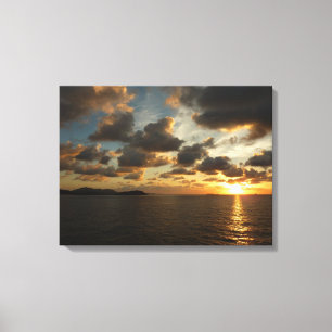 Sonnenaufgang in St. Thomas I. US-Jungfrau Leinwanddruck