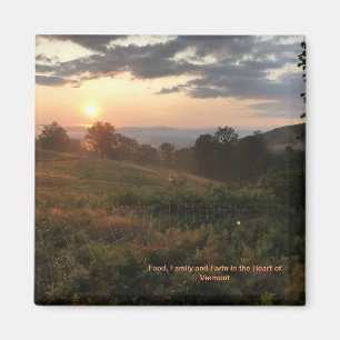 Sonnenaufgang in Vermont Magnet