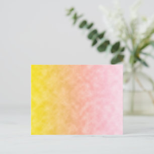 Sonnenaufgang in Zuckerwollenhimmel Postkarte