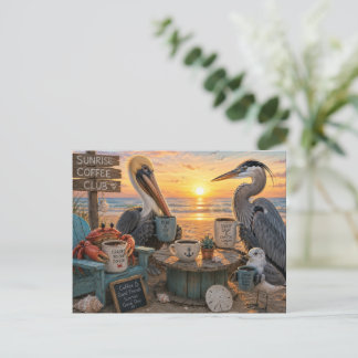 Sonnenaufgang Kaffee-Crew Postkarte