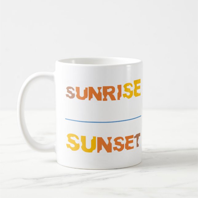 Sonnenaufgang Kaffeetasse (Links)