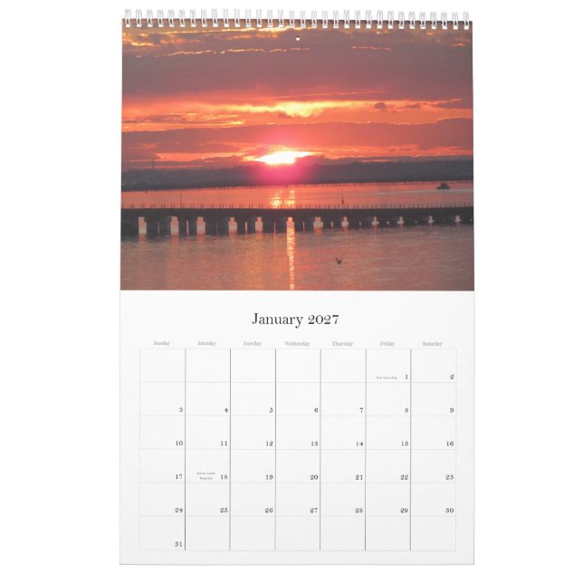 Sonnenaufgang-Kalender 2011 Kalender (Jan 2027)