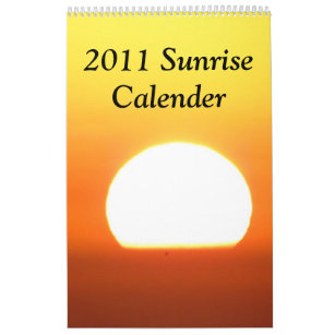 Sonnenaufgang-Kalender 2011 Kalender