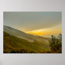Sonnenaufgang - Landschaft Landschaftsbild Landsch Poster