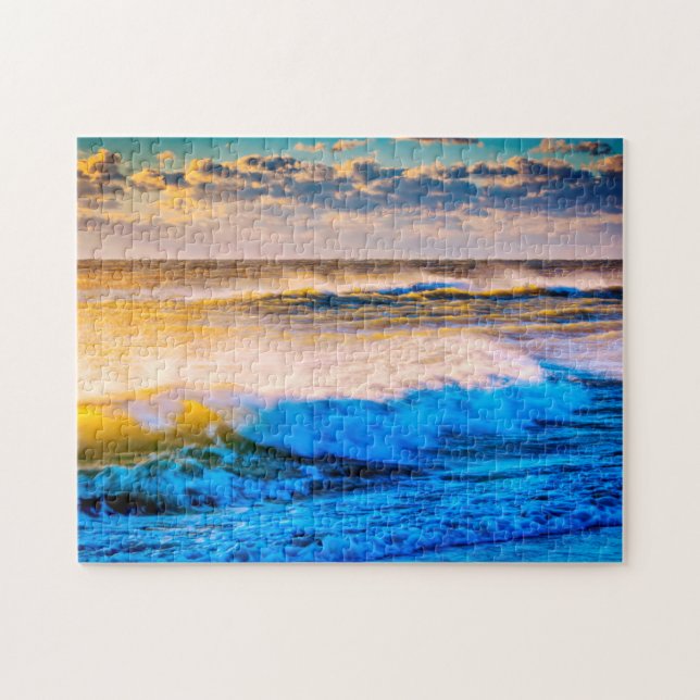 Sonnenaufgang landschaftlich puzzle (Horizontal)
