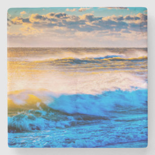 Sonnenaufgang landschaftlich steinuntersetzer