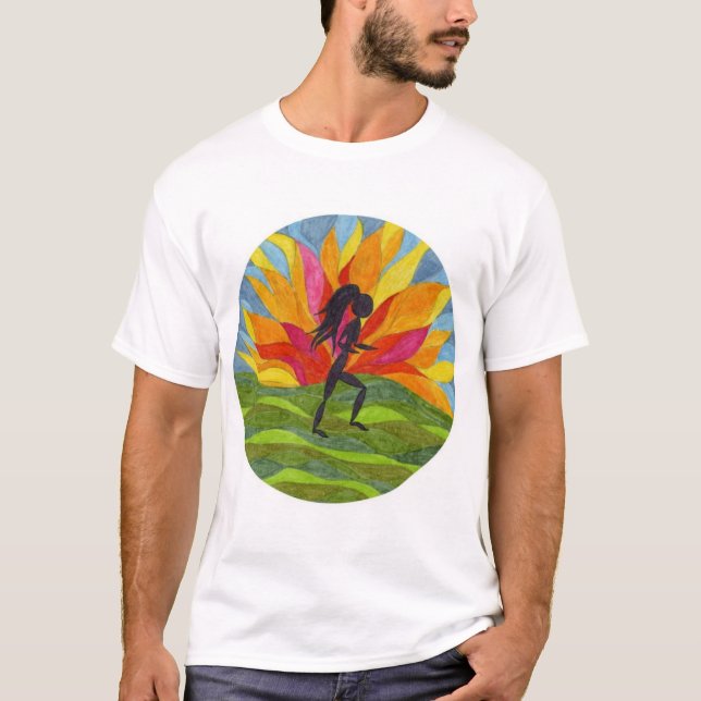 Sonnenaufgang-Läufer T-Shirt (Vorderseite)
