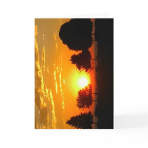 Sonnenaufgang leere Grußkarte