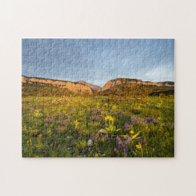 Sonnenaufgang Lights Blackleaf Canyon Puzzle (Horizontal)