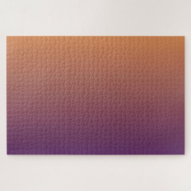 Sonnenaufgang - Lila, subtile Gradient-Minimal zu  Puzzle (Horizontal)