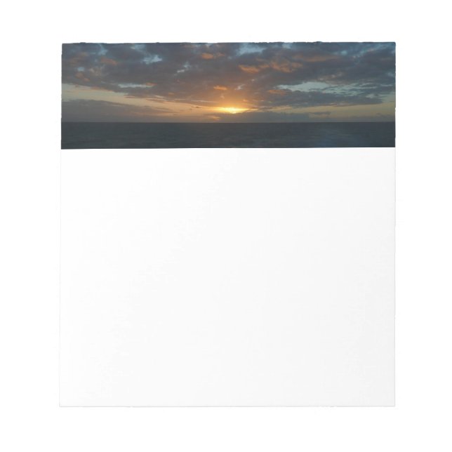 Sonnenaufgang Meer II Meer Seascape Notizblock (Vorderseite)