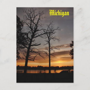 Sonnenaufgang, Michigan Postkarte