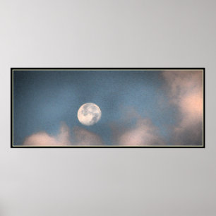 Sonnenaufgang-Mond Poster