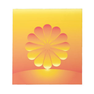 Sonnenaufgang Notizblock