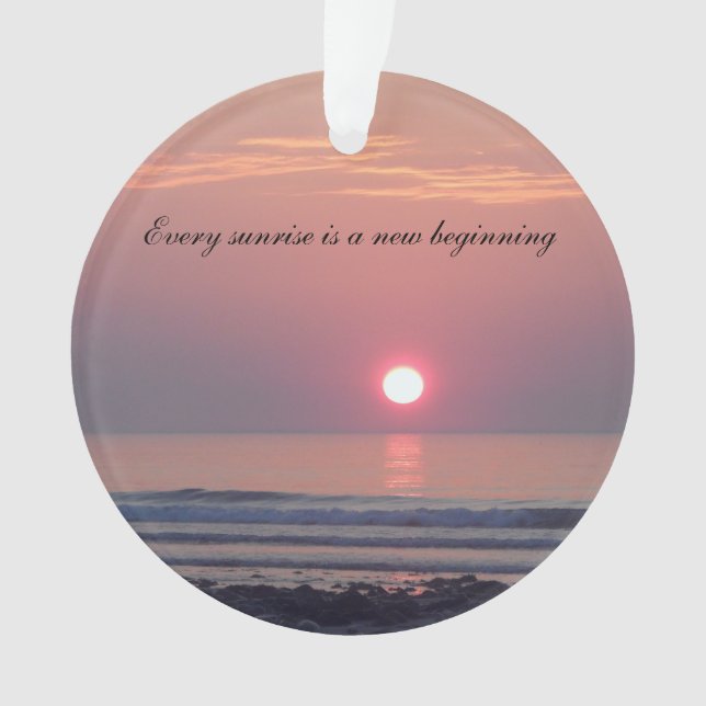 Sonnenaufgang Ornament (Vorderseite)