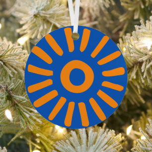 Sonnenaufgang Ornament Aus Metall