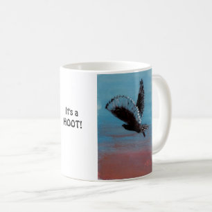 Sonnenaufgang Owl Gemälde "es ist ein Hoot"! Tasse