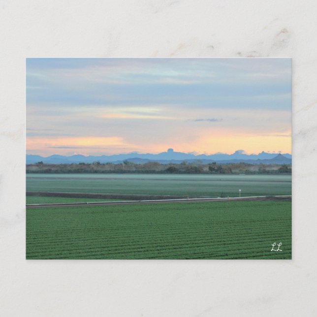 Sonnenaufgang Postkarte (Vorderseite)