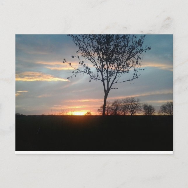 Sonnenaufgang Postkarte (Vorderseite)