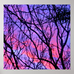 Sonnenaufgang Silohuette Poster