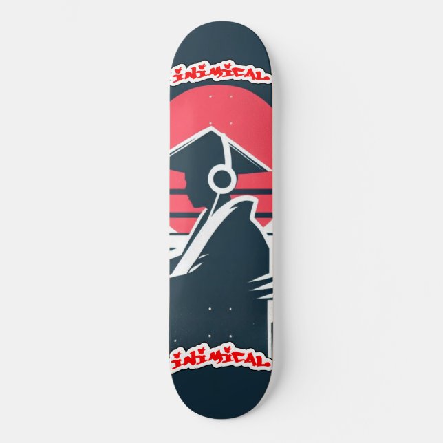 Sonnenaufgang Skateboard (Vorderseite)