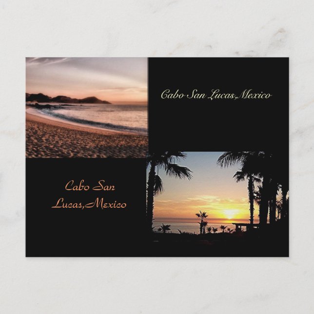 Sonnenaufgang, Sonnenuntergang ist wunderschön Postkarte (Vorderseite)