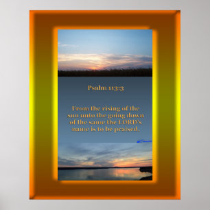 Sonnenaufgang-Sonnenuntergang Poster