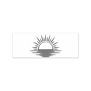 Sonnenaufgang/Sonnenuntergang Reflection Thunder_C Gummistempel