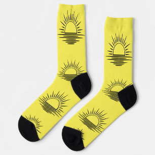 Sonnenaufgang/Sonnenuntergang Reflexion Thunder_Co Socken
