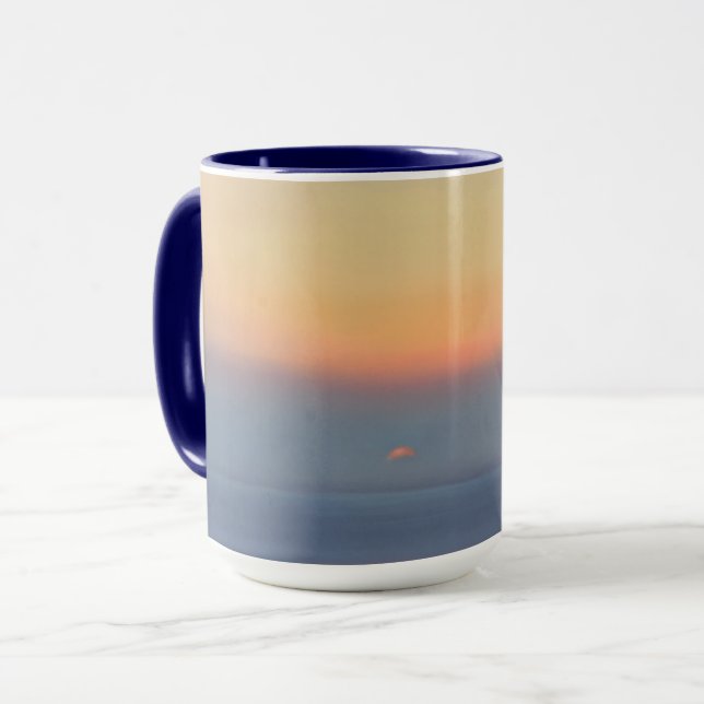 Sonnenaufgang, Sonnenuntergang Tasse (Vorderseite Links)