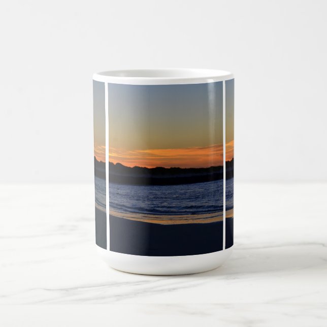 Sonnenaufgang-Strand-Szenen-Triptychon-Tasse Tasse (Mittel)