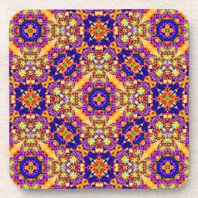 Sonnenaufgang Strand Untersetzer Set (Vorderseite)